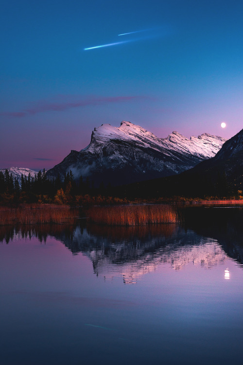 motivationsforlife - Vermillion Lake Moonrise by Neil Rosenstech