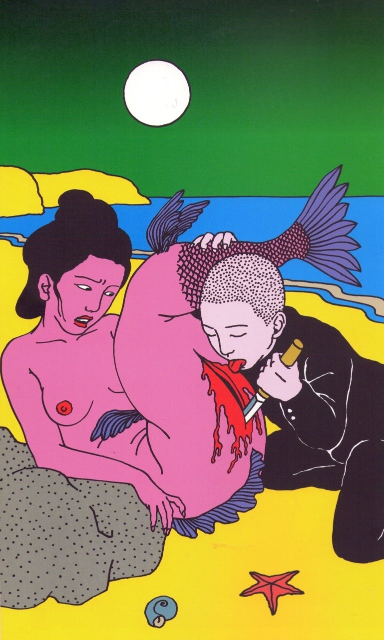 lineandbody-deactivated20190419:  21/100 Favourite Illustrations by Toshio Saeki