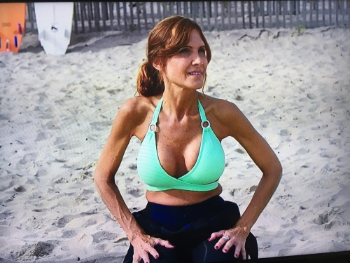 Last night’s season premiere of Girls takes Hanna to an elite surfing class for rich women in the Hamptons. Pretty damned funny - and one of the charms the episode was a shot of a super-fit woman of a certain age in Hanna’s class. She is the opposite