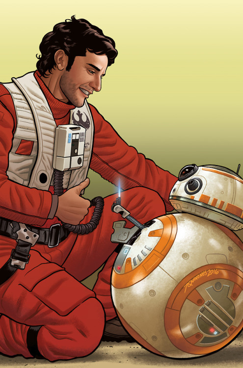 joequinones: Hey, my variant cover to issue 50 of Marvel’s Star Wars comic hits the stands tod