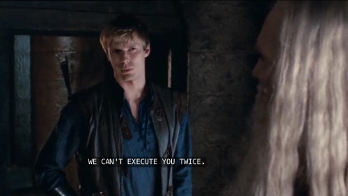 dollopheadsandclotpoles:merthur-banter:This show was pure gold and I miss itHe had all night to thin