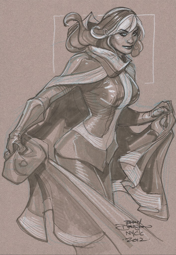 xcyclopswasrightx:   X-Women by Terry Dodson  Just using the picture of Jean to place