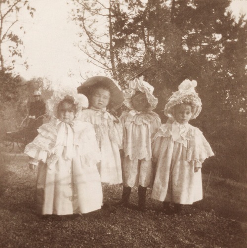 Grand Duchess Tatiana, Grand Duchess Olga, Princess Irina, and Prince Andrei