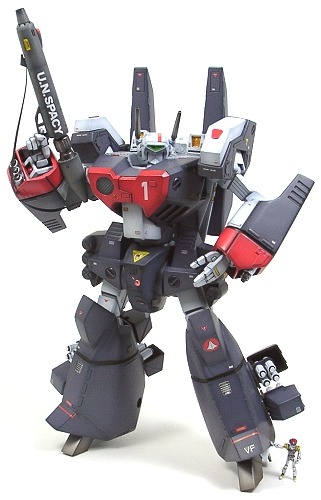 mechaddiction:  Super VF1J Robotech Macross #mecha – https://www.pinterest.com/pin/73887250116924739/