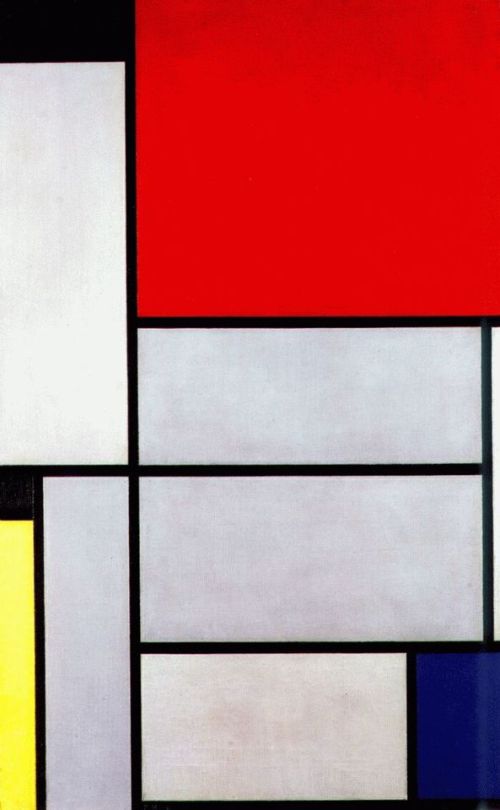 Piet Mondrian, Tableau I, 1921.
