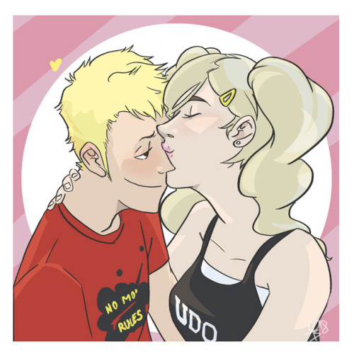 beechs-art: Today’s special: nothing but love for my boy Ryuji ♥ He deserves all them smooches. May 