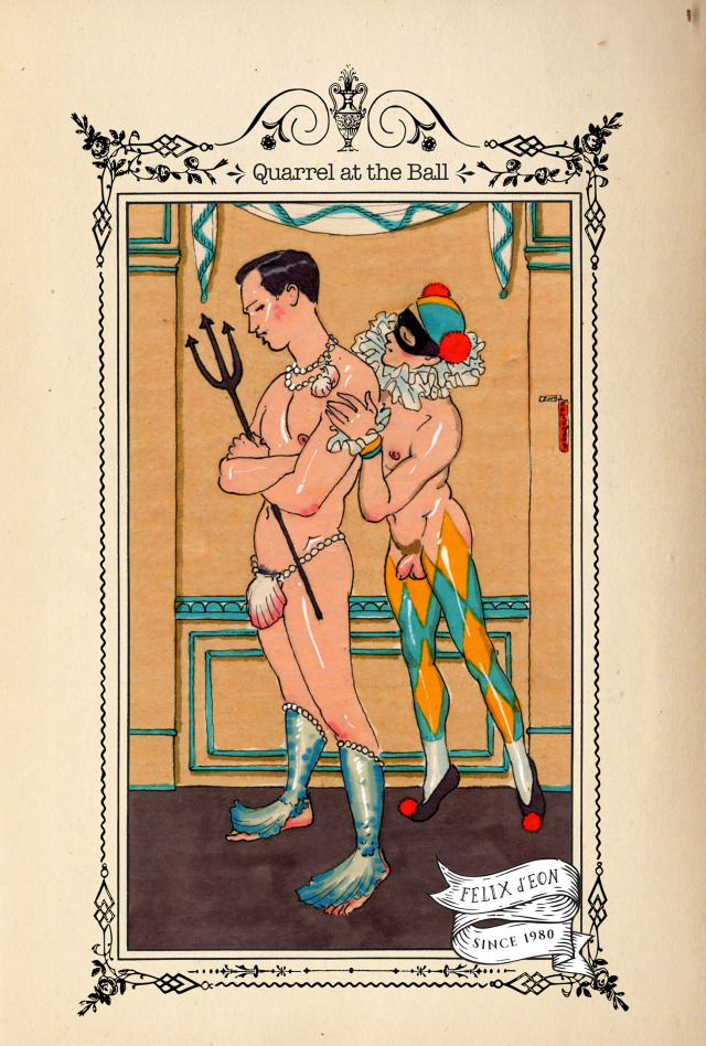 "Quarrel at the Ball." A little paintiny inspired by Mardi Gras memories. You can find it as a print in my Society6 shop. You...