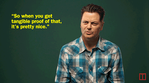trailer-park-jesus:misfittoys:timemagazine:Nick Offerman – aka Ron Swanson – chats with TIME about l