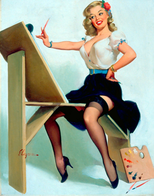 notpulpcovers:  Gil Elvgren http://flic.kr/p/qN97kF