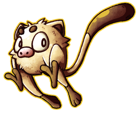 rock-and-rowlet: Monkey orb, or morb
