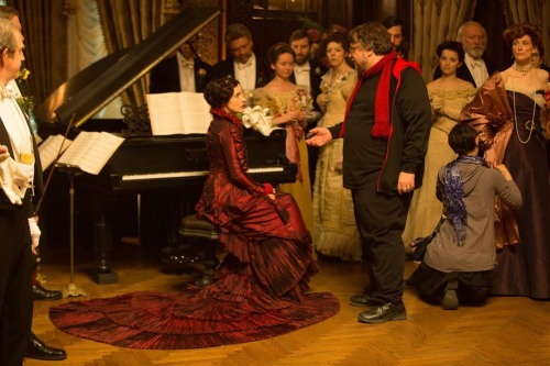 crimsonpeakmovie:The stunning costumes at the heart of Crimson Peak mirrored Guillermo del Toro’s 