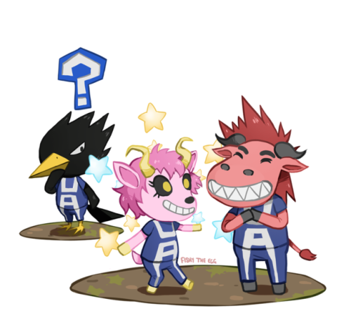 fishytheegg: Class 1-A Animal Crossing style!A project far too ambitious to start a week out from In