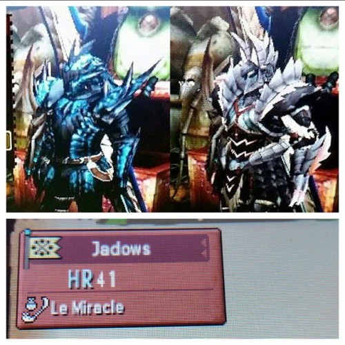 Yay, Monster Hunter 4 Ultimate progress!!  #monsterhunter4ultimate #capcom #azurerathalos #stygianzinogre