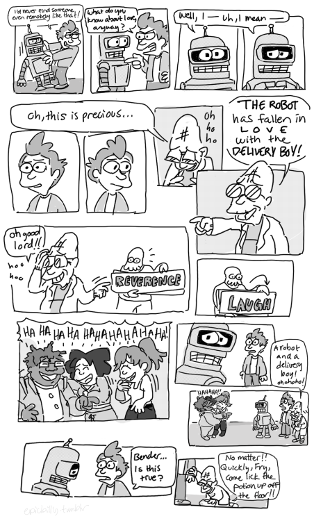 epicbilly:Yet another silly doodle comic i ended up dedicating a long time to lol 