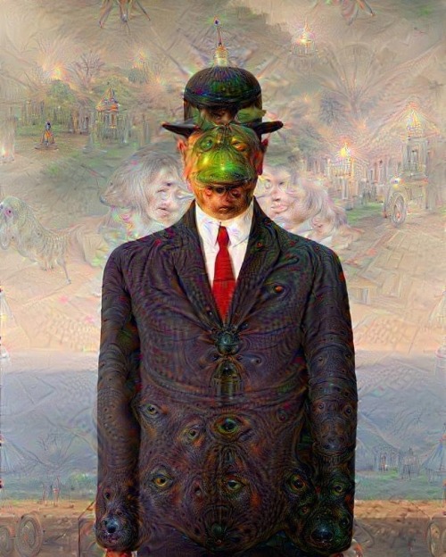 asylum-art-2:  This Is What Computers Dream of When They Look at Art   The Mona Lisa, Leonardo da Vinci via.The Persistence of Memory, Salvador Dali via @brdskggsThe Birth of Venus, Sandro Botticelli viaStarry Night, Vincent van Gogh via @brdskggs  The