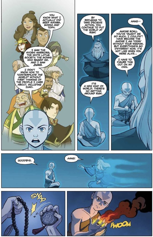 We All Know Aang's Refusal To Give Up His Attachments To The People He Loves In Order To Fulfill His