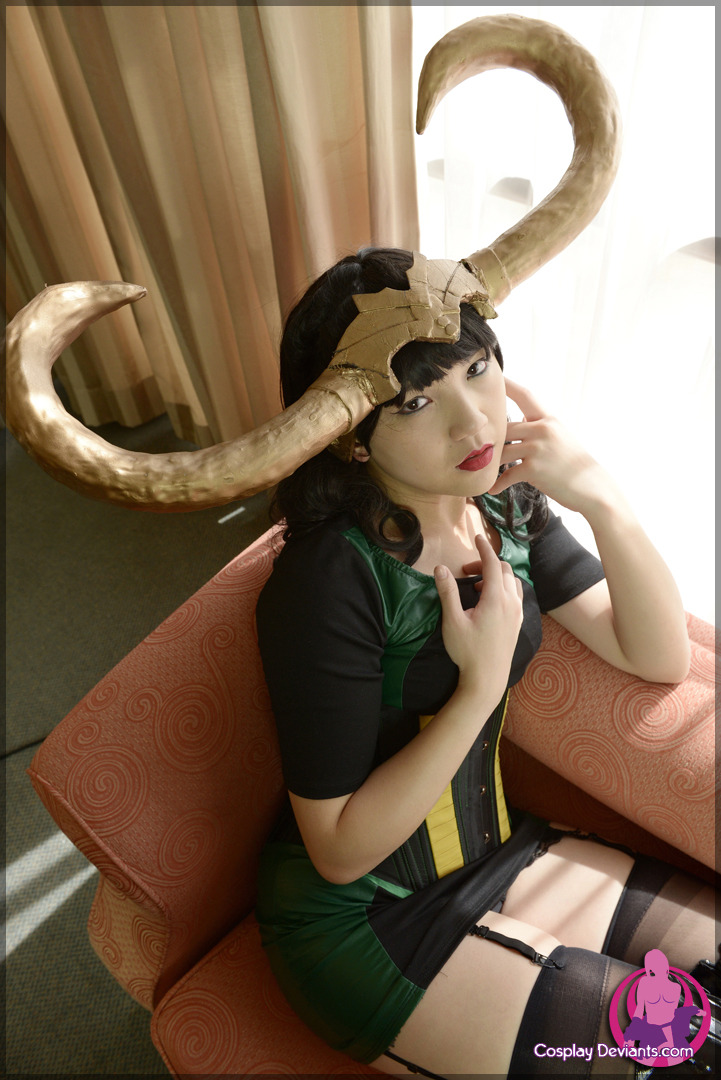 kathtea:  Lady Loki stars in the Trickster, now available on Cosplay Deviants.  Model:
