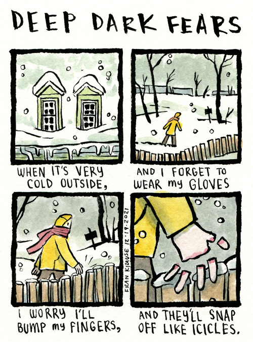 A fear submitted by Ace to Deep Dark Fears - thanks!You can check out my Etsy store for signed books