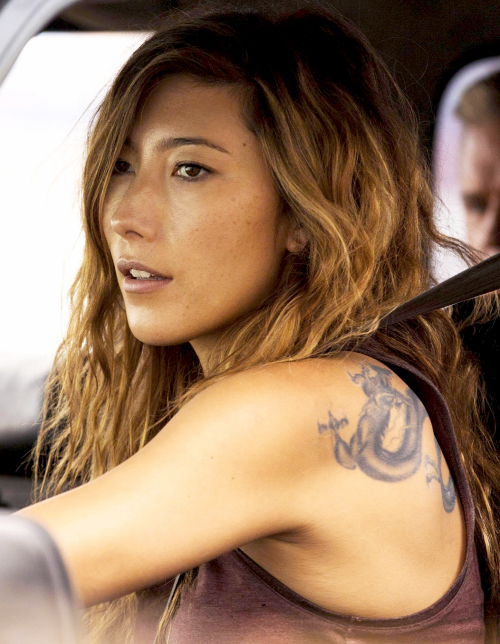 dichenlachmandaily:Promotional photo of Dichen Lachman as Jesse in The Last Ship episode 3x02