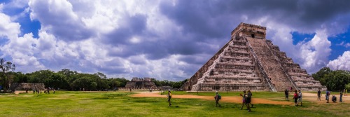 The architecture of Chichen Itza