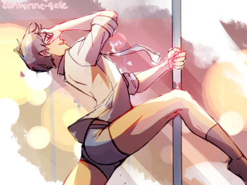 zephyrine-gale:  banquet redraws for this vid ! yuuri can slay me