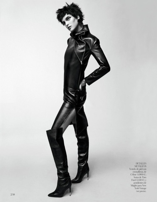 slickcrust:Vogue Spain, Nov 2012 “Cisne negro”Model Mirte MaasPhoto Jason KibblerStyle Brian Molloy