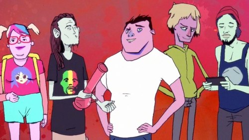 Animated social satire Nerdland - about two witless dudes (Paul Rudd and Patton Oswalt) who decide t