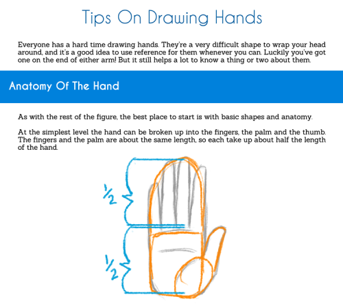 sarahculture:Tips on Drawing Hands TutorialHope this is helpful!TwitterDeviantArt
