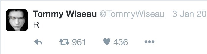 orrelse21:Best of Tommy Wiseau tweets  @tunabatter @darkbeastcaarl 