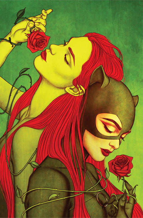 Poison Ivy and Catwoman by Jenny Frison