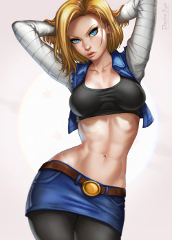 art-of-cg-girls:  Android 18 by dandonfuga