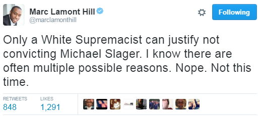 lagonegirl:   Slager shot a man in the back AND planted evidence. But you can’t