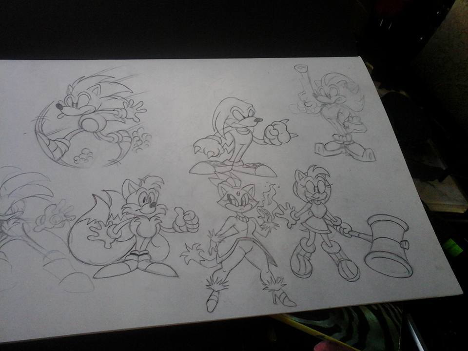 Old sonic doodles from about 2 years ago. Sorry if the quality’s bad. I took this