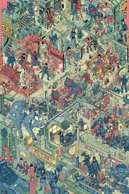 Here’s The Raid. A collaboration between Josan Gonzalez and myself for the Hero Complex Galler