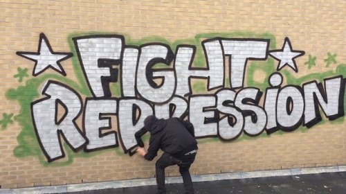 ‘Fight Repression’In The Hague, the Netherlands