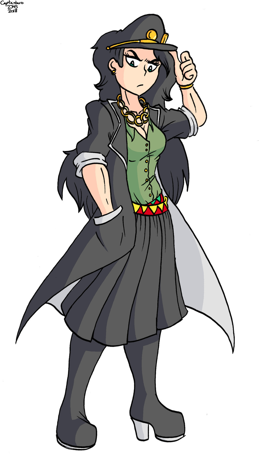 Another Jojo genderswap. This time I did my favourite Jojo, Jotaro. I tried to base