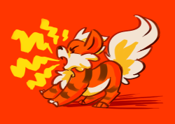 arctoslupus:  GROWLITHE used ROAR