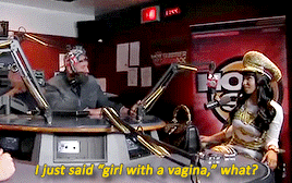 radicalrascality:  futuremrsknow-it-all:  chezzabelles:Nicki Minaj shoots down radio