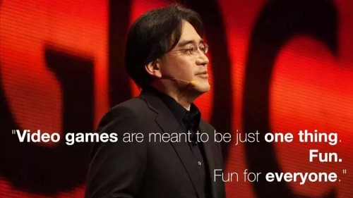 R.I.P. Iwata… Your business card said you were a CEO, but you were always a gamer at heart. 