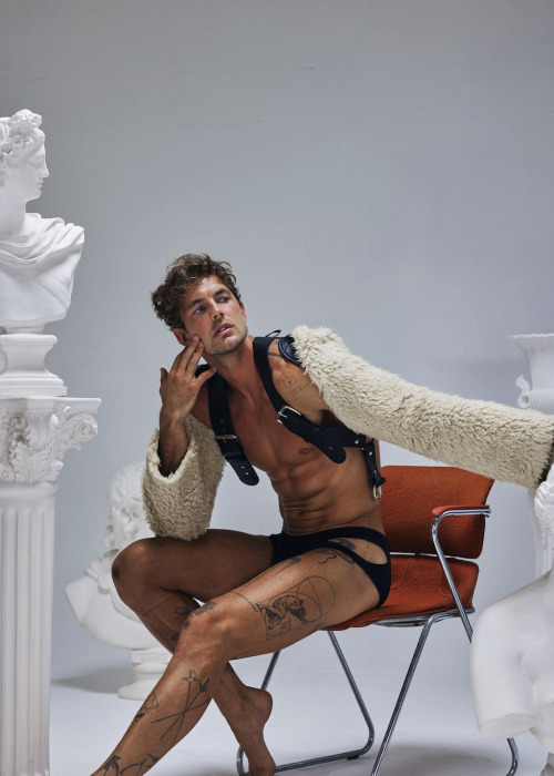 vogueman:  Christian Hogue photographed by Issa Tall for Sicky Magazine