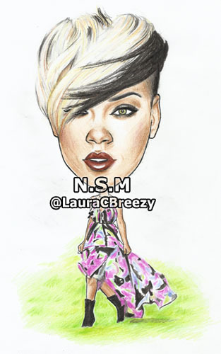 LauraCBreezy — Rihanna “Te Amo” #cartoon #FanArt