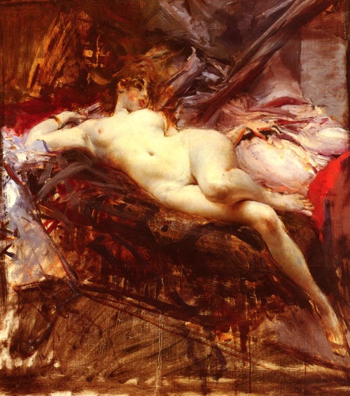 Sex oil-painting-reproductions:  Reclining Nude pictures