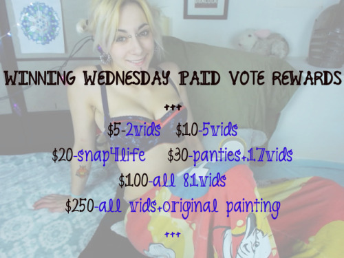 ITS WINNING WEDNESDAY!Todays contest involves..pajamas….the pj pants I am wearing here are super old cat in the hat. they dont fit AT ALL. They’re just super comfy…Vote for me here!PAID VOTES GET:  -2vids|-5vids  |    -snap