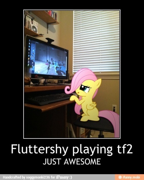 Okay this is funny cus my Steam profile pic is Fluttershy. X3 Teehee~!
