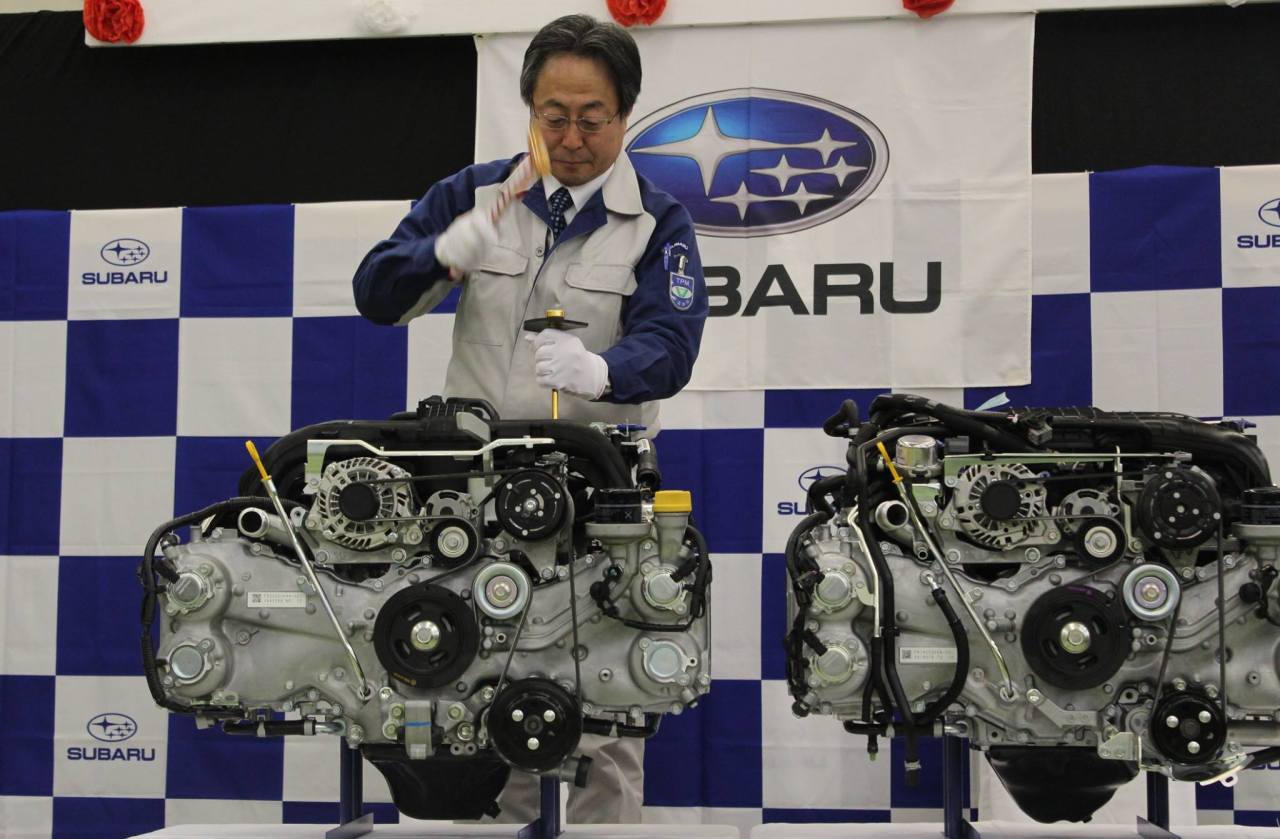 mikurubeamu:Subaru just built their 15 millionth boxer engine
