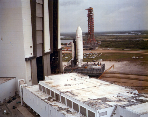 humanoidhistory: TODAY IN HISTORY: On May 1, 1979, the prototype Space Shuttle Enterprise rolls out 