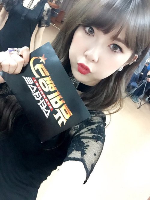 Hyemi (Nine Muses) - KBS Stardust Selca