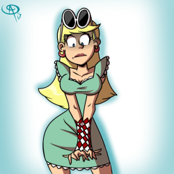 chillguydraws: Drawthread quickie of Leni.