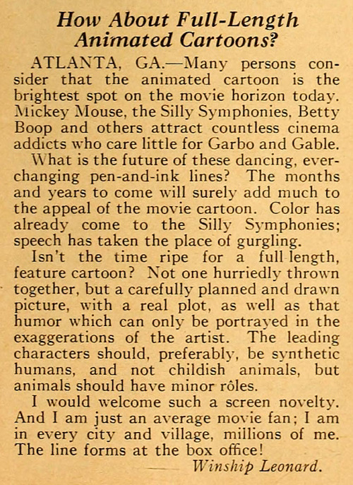 Motion Picture, March 1933