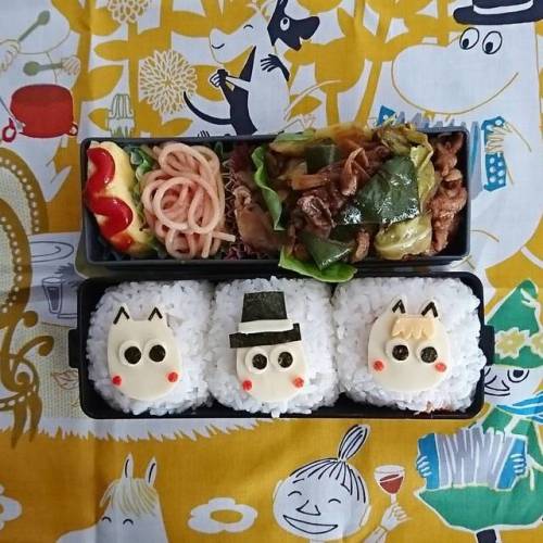 sailor-moon-rei:The Moomins bento ✨